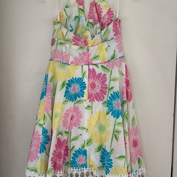 NWOT Lilly Pulitzer Willa halter dress Cabana Floral 6 - Picture 3 of 4